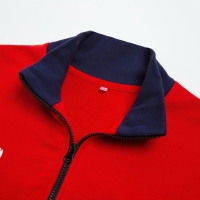 Толстовка на молнии President, размер M, цвет красный Толстовка на молнии President, размер M, цвет красный