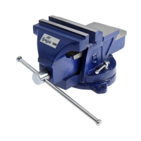 Тиски слесарные поворотные ТУНДРА, с наковальней, высокопрочный чугун ВЧ-40, 125 мм Тиски слесарные поворотные ТУНДРА, с наковальней, высокопрочный чугун ВЧ-40, 125 мм