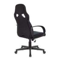 Кресло игровое Zombie RUNNER черный/синий, текстиль/эко.кожа, крестовина пластик