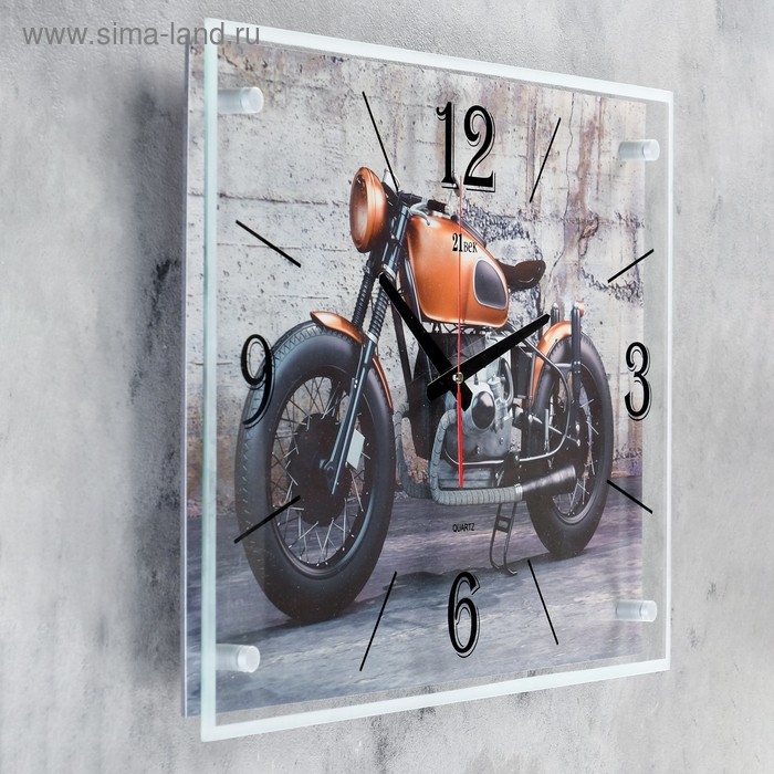 Часы настенные Часы настенные "Байк", бесшумные, 40 х 56 см