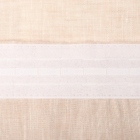 Комплект штор для кухни Этель "Magnifica" 140х180 см-2 шт, подхваты 2 шт, лен 100%,180гр/м2