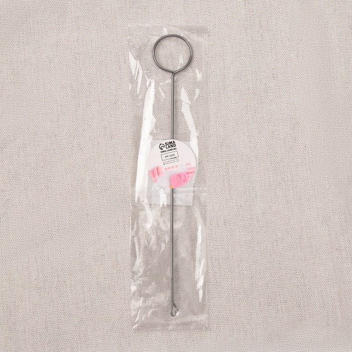 Игла для выворачивания руликов, поясов, кулисок, 17,5 × 2,2 см Игла для выворачивания руликов, поясов, кулисок, 17,5 × 2,2 см