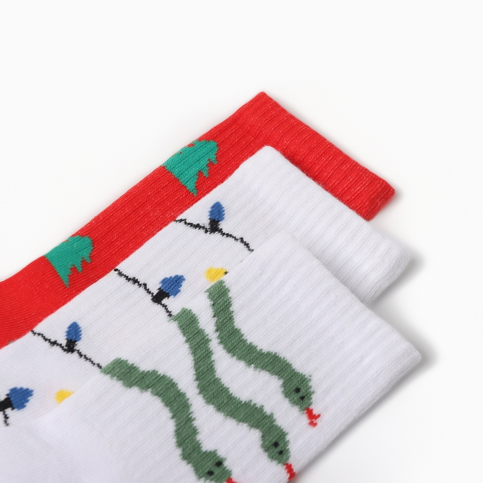 Подарочный набор термос и носки 3 пары KAFTAN Подарочный набор термос и носки 3 пары KAFTAN "С новым годом детка", р.36-39