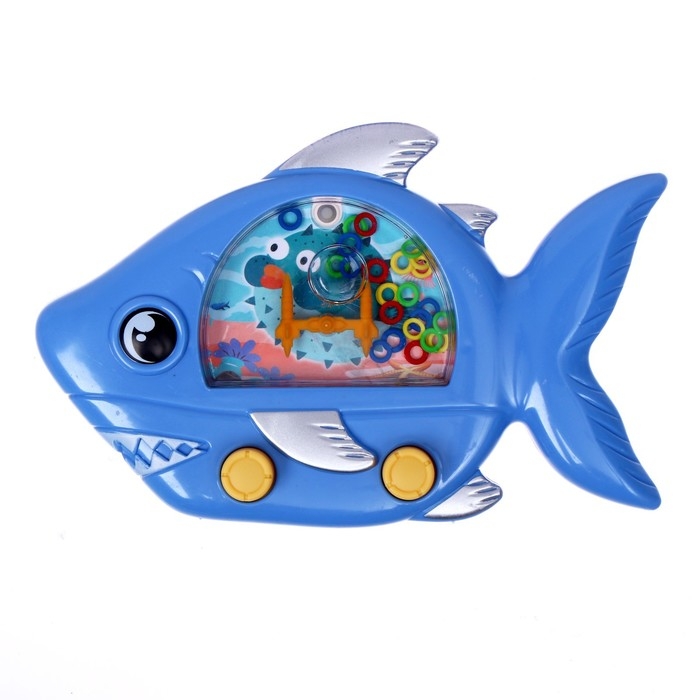 Водная игра с колечками &laquo;Рыбка&raquo;, цвета МИКС