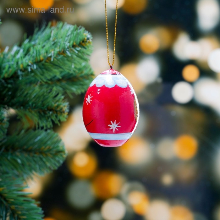 Подвеска &laquo;Дед Мороз&raquo;, 3&times;6,5 см, микс, ручная роспись