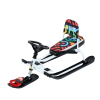 Снегокат &laquo;Тимка спорт 4-1&raquo;, ТС4-1/ГФ, со спинкой и ремнём безопасности