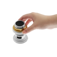 Донный клапан ZEIN BP1, 1 1/4", маленькая кнопка, с переливом, для раковины, хром Донный клапан ZEIN BP1, 1 1/4", маленькая кнопка, с переливом, для раковины, хром