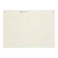 Ежедневник недатированный A5, 160 листов, deVENTE.Klint, твёрдая обложка из искусственной кожи с поролоном, кремовый блок 70 г/м2, чёрный