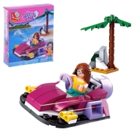 Конструктор Розовая Мечта «Мини-катер», 70 деталей Конструктор Розовая Мечта «Мини-катер», 70 деталей