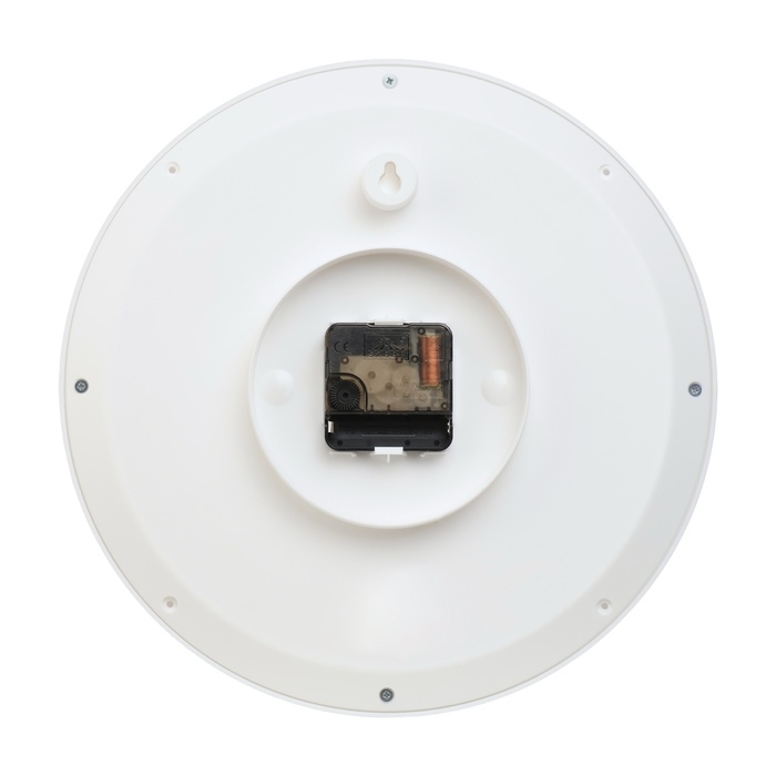 Часы настенные, интерьерные "Одуванчик", d-29 см, бесшумные, белые