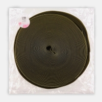 Липучка, 20 мм &times; 25 &plusmn; 1 м, цвет хаки