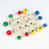 Сортер &laquo;Грибочки&raquo;, размер грибочков: 4 см; 3,5 см; 3 см