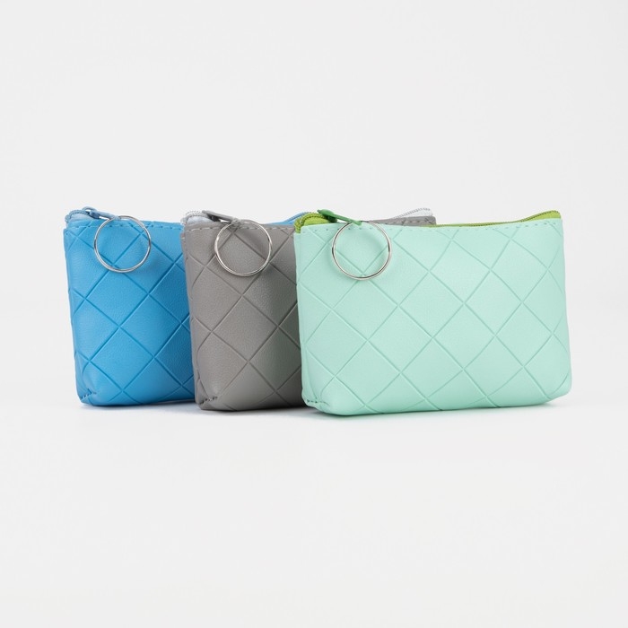 Кошелёк женский на молнии, цвет МИКС Кошелёк женский на молнии, цвет МИКС