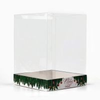 Коробка для кондитерских изделий «Новогоднее настроение», 15 х 15 х 20 см, Новый год Коробка для кондитерских изделий «Новогоднее настроение», 15 х 15 х 20 см, Новый год