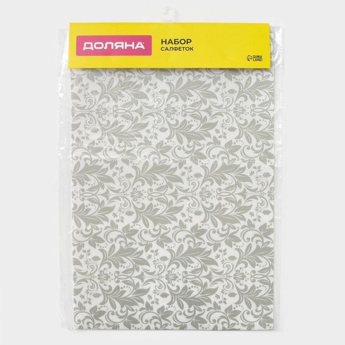 Салфетки сервировочные на стол Доляна, 4 шт, 45&times;30 см