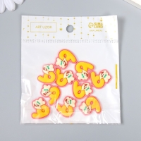 Декор для творчества "Цифра 6 со зверюшкой" набор 10 шт 1,9х2,1 см Декор для творчества "Цифра 6 со зверюшкой" набор 10 шт 1,9х2,1 см