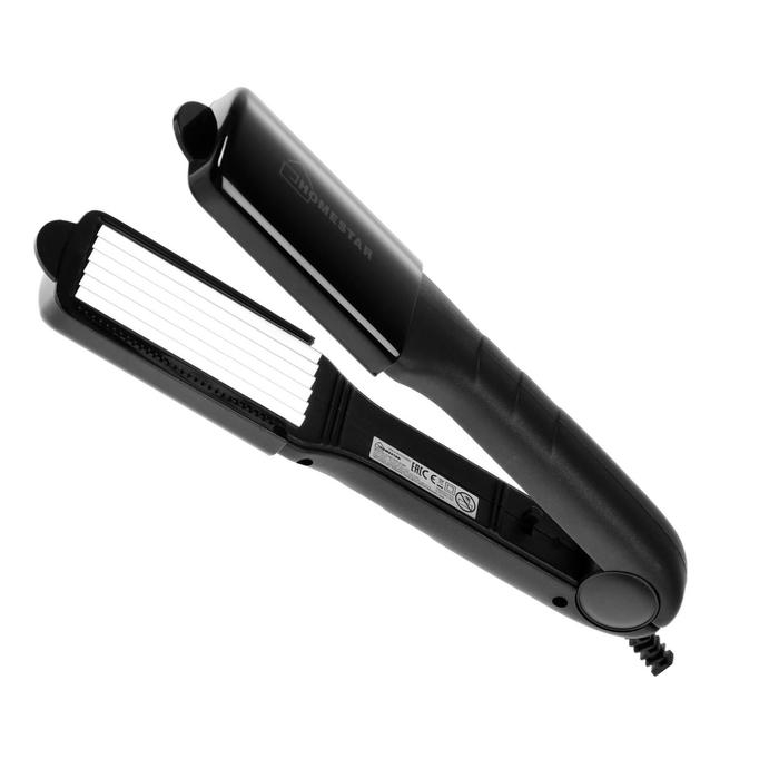 Щипцы-гофре HOMESTAR HS-8005, 30 Вт, алюминиевое покрытие, 33х80 мм, 220&deg;С, черные