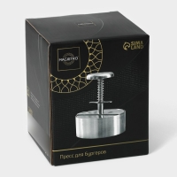 Пресс для бургеров Magistro Steel, 14&times;11,5 см, 304 сталь