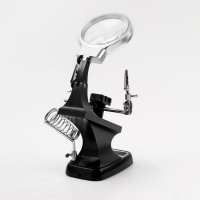 Третья рука для пайки, линза 75,20мм