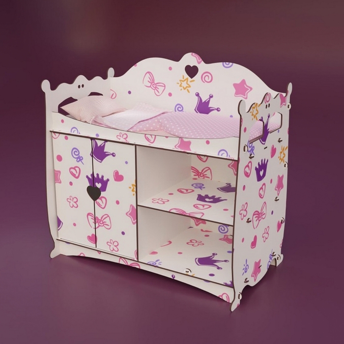 Многофункциональный комплекс с постельным бельем Diamond Princess «Короны» Многофункциональный комплекс с постельным бельем Diamond Princess «Короны»