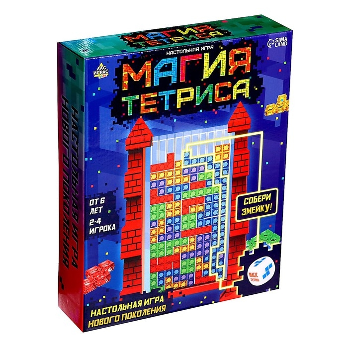 Настольная игра &laquo;Магия тетриса&raquo;, 2-4 игрока, 6+