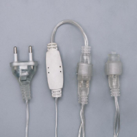 Гирлянда &laquo;Бахрома&raquo; 3 &times; 0.6 м, IP44, УМС, прозрачная нить, 160 LED, свечение фиолетовое, 220 В