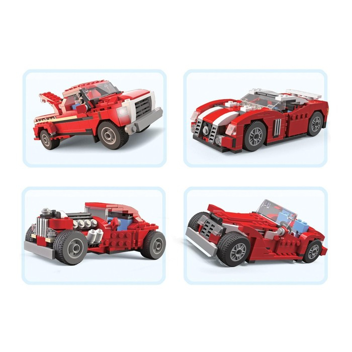 Конструктор гоночная машина Brick Architect, 23 в 1, 278 деталей, 6+ Конструктор гоночная машина Brick Architect, 23 в 1, 278 деталей, 6+