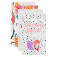 Набор полотенец кухонный Доляна &laquo;Пасхальные зайчики&raquo; 35х60см-4 шт, 100% хлопок, вафля 160 г/м2