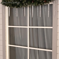 Гирлянда «Сосульки рифленые» 2.5 × 0.3 м, IP65, прозрачная нить, 192 LED, свечение фиолетовое с эффектом стекания, 12 В Гирлянда «Сосульки рифленые» 2.5 × 0.3 м, IP65, прозрачная нить, 192 LED, свечение фиолетовое с эффектом стекания, 12 В