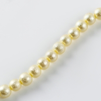 Бусины из стекла, набор 78 шт., размер 1 шт. — 10 мм, цвет белый Бусины из стекла, набор 78 шт., размер 1 шт. — 10 мм, цвет белый