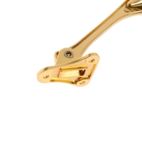 Фиксатор дверной LOCKLAND, "козья ножка", цвет золото Фиксатор дверной LOCKLAND, "козья ножка", цвет золото