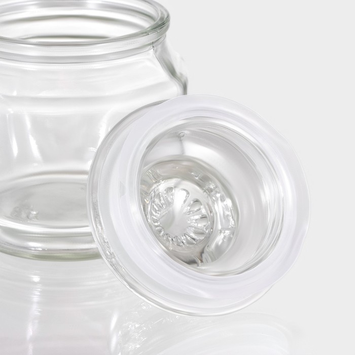 Баночка стеклянная для специй Доляна &laquo;Калипсо&raquo;, 200 мл, 10&times;8 см