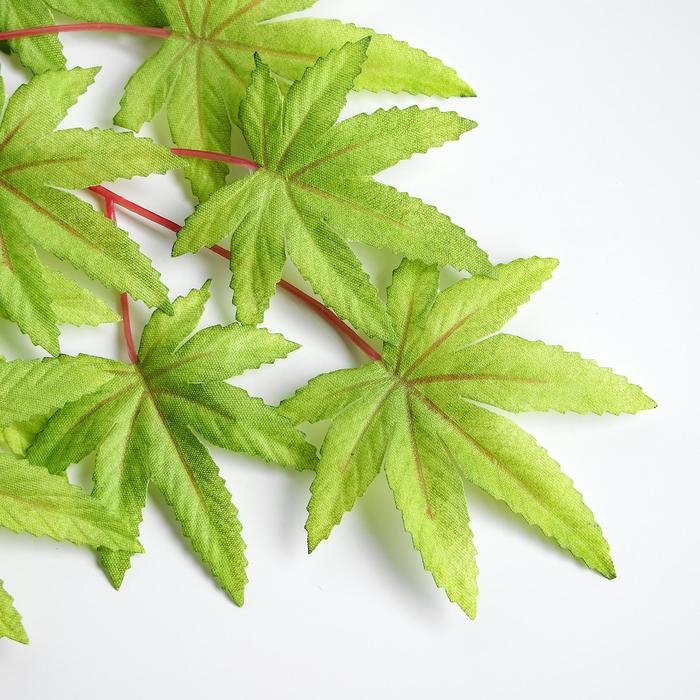 Декор &laquo;Листья на ветке&raquo; цвет зелёный