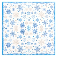Салфетки бумажные &laquo;Снежинки&raquo;, 33х33 см, набор 20 шт.