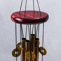 Музыка ветра металл "Веер" 4 трубки 5 колокольчиков 60х8,3 см Музыка ветра металл "Веер" 4 трубки 5 колокольчиков 60х8,3 см
