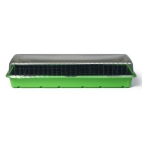 Мини-парник для рассады, 57 × 18 × 12 см, 3 вставки, 27 ячеек, Greengo Мини-парник для рассады, 57 × 18 × 12 см, 3 вставки, 27 ячеек, Greengo