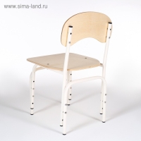 Стул детский регулируемый Яшка гр.1-3, Кремовый белый