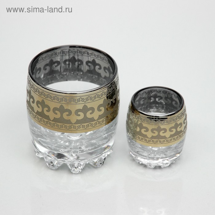 Мини-бар 6 предметов стаканы+стопки, Византия 250/50 мл