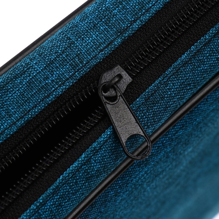 Папка с ручками А4, 350 х 270 х 60 мм, текстильная, Офис Премиум ПДМ-111 Папка с ручками А4, 350 х 270 х 60 мм, текстильная, Офис Премиум ПДМ-111 "Аквамарин"