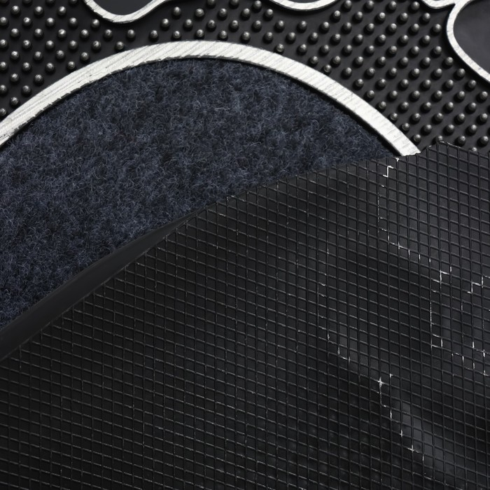 Коврик придверный Доляна &laquo;Welcome цветы&raquo;, 40&times;70 см, цвет МИКС