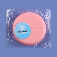 Таблетница с таблеторезкой, d = 7 &times; 2,3 см, 1 секция, цвет МИКС