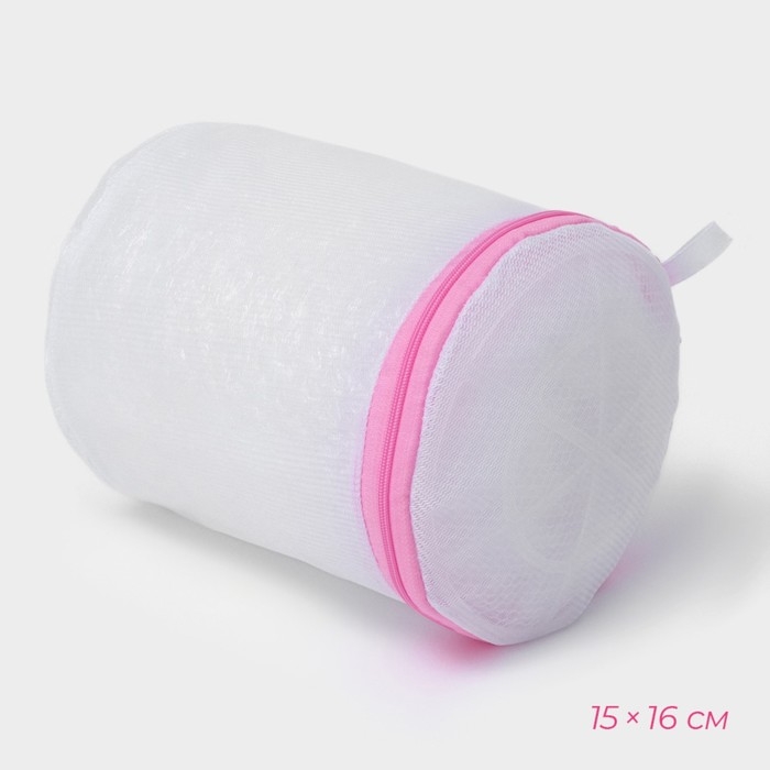 Мешки для стирки, 4 шт: L= 60&times;50, M=50&times;40, S=40&times;30, Цилиндр=15&times;16, цвет белый