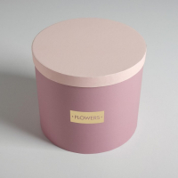 Набор шляпных коробок для цветов 4 в 1, упаковка подарочная, &laquo;Нежные тона&raquo;, 14 х 13 см - 20 х 17,5 см