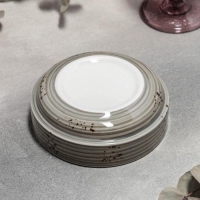 Миска фарфоровая штабелируемая «Суприм», 450 мл, d=14 см, цвет серый Миска фарфоровая штабелируемая «Суприм», 450 мл, d=14 см, цвет серый