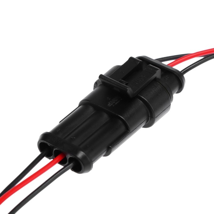 Разъем автомобильный, герметичный штекер-гнездо DJ7031-1.5-11/21, 3 контакта, набор 2 шт Разъем автомобильный, герметичный штекер-гнездо DJ7031-1.5-11/21, 3 контакта, набор 2 шт