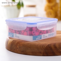 Контейнер пищевой 900 мл с герметичной крышкой , цвет МИКС