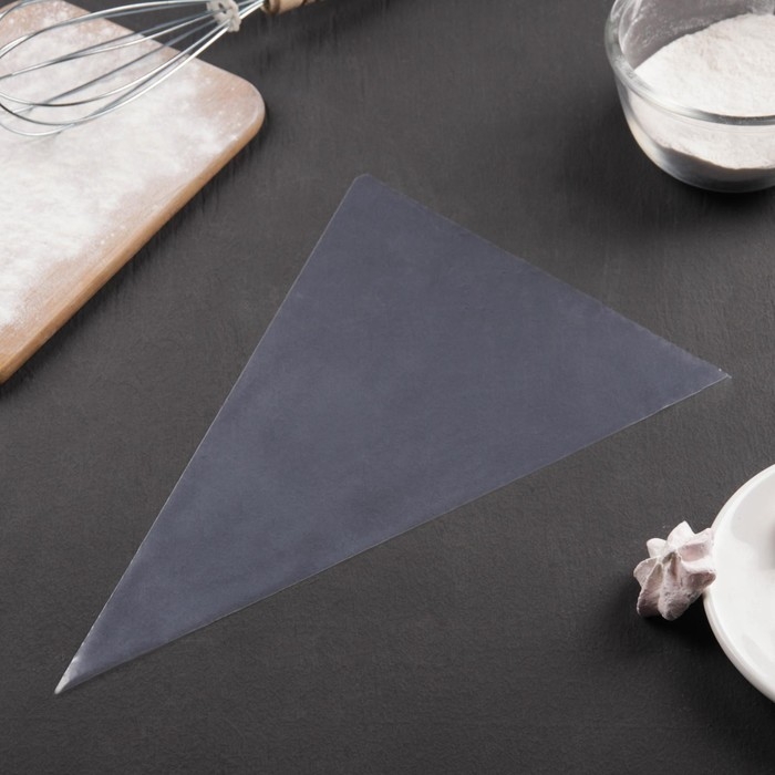 Кондитерские мешки KONFINETTA, 55 мкм, 30&times;20 см, 50 шт, цвет прозрачный