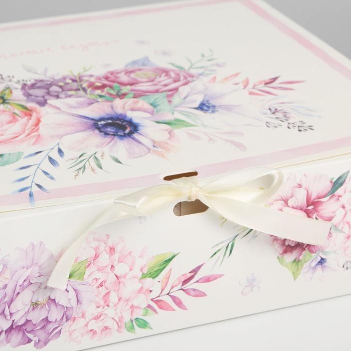 Коробка подарочная, упаковка, &laquo;Счастья в душе&raquo;, 31 х 24.5 х 8 см