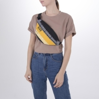 Сумка поясная Black, 32 х 8 х15 см, отд на молнии, наружный карман, цвет чёрный