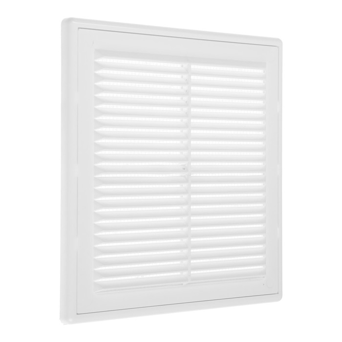 Решетка вентиляционная ZEIN Люкс ЛР210, 210 x 210 мм, с сеткой, разъемная